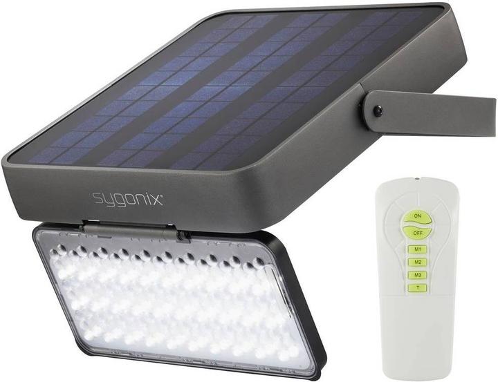 Produktbild Sygonix Solar-Wandstrahler mit Bewegungsmelder SY-5176608 SMD LED 15 W Kaltw (1500 lm, IP65)