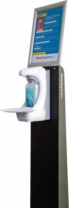 Produktbild Heroshygiene Desinfektionssäule mit Sensor Desinfektionsspender