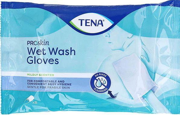 Actual product image Tena Wet Wash Glove perfumed