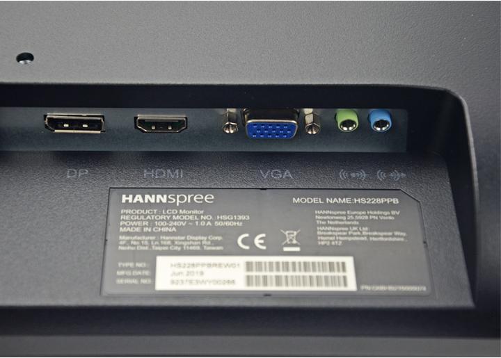Produktbild Hannspree HS 228 PPB (1920 x 1080 Pixel, 21.50")