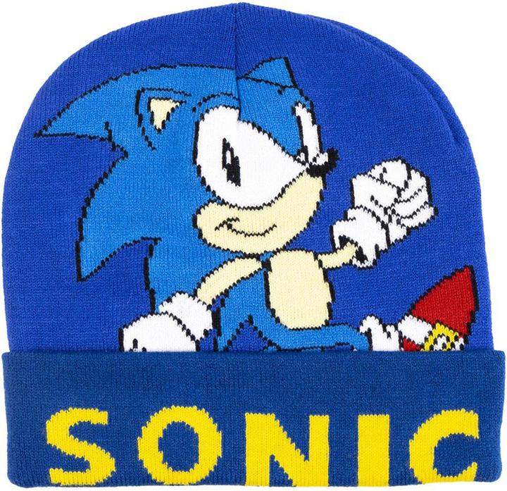 Actual product image Disney Knitted hat Sonic Blue (One size)