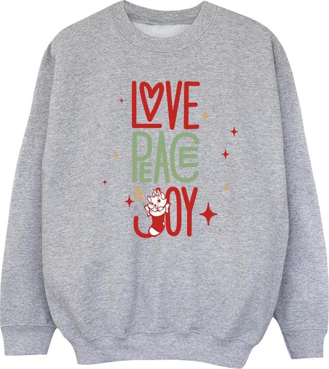 Disney The Aristocats Marie Love Peace Joy Sweatshirt Mädchen