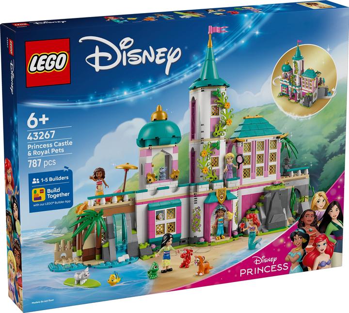 Produktbild LEGO Prinzessinnenschloss mit Haustieren (43267, LEGO Disney)