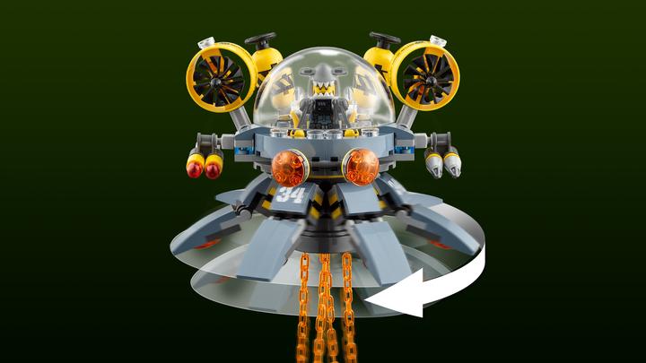 Actual product image LEGO The Ninjago Movie Turbo - Jellyfish (70610, LEGO Ninjago)