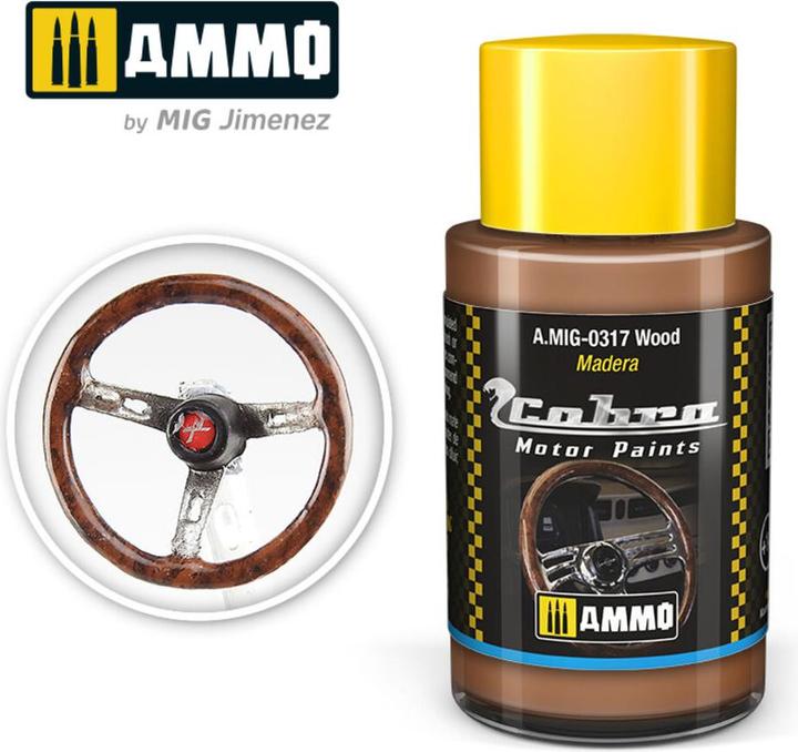 Produktbild AMMO by MIG Jimenez COBRA MOTOR Wood