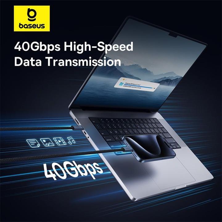 Actual product image Baseus USB C – USB C (1 m, USB 4.0, 240 W)
