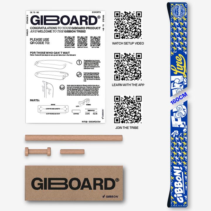 Gibbon Giboard Webbing Fun (1.60 m)