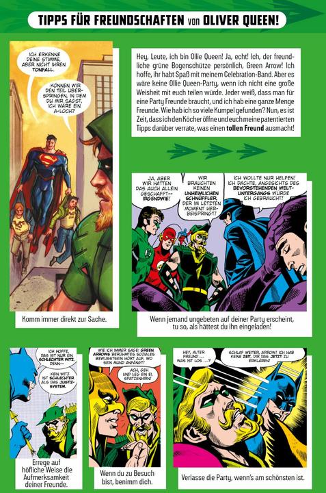 Produktbild Panini DC Celebration: Green Arrow (Deutsch, Jorge Fornés, Mike Grell, Phil Hester, Andrea Sorrentino, Jeff Lemire, 2022)