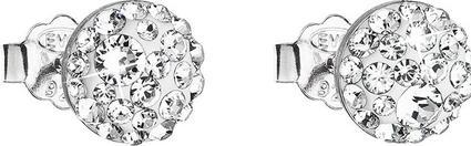 Image du produit Evolution Group Boucles d'oreilles avec cristaux clairs 31136.1 (L)
