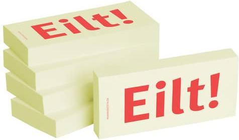 Produktbild Bizstix Notiz 'Eilt' 75x35mm