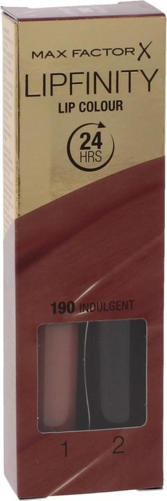 Actual product image Max Factor Lipfinity (190 Indulgent)