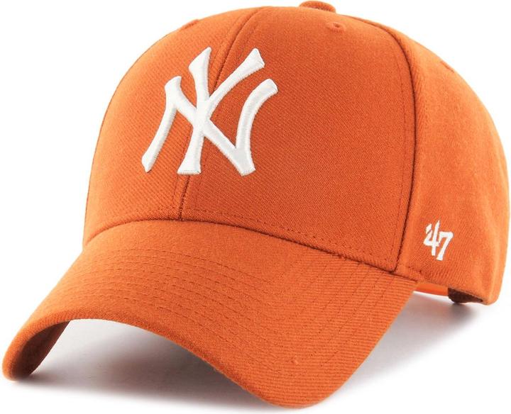 47 Brand Adjustable Cap - MLB New York Yankees Orange (One size)