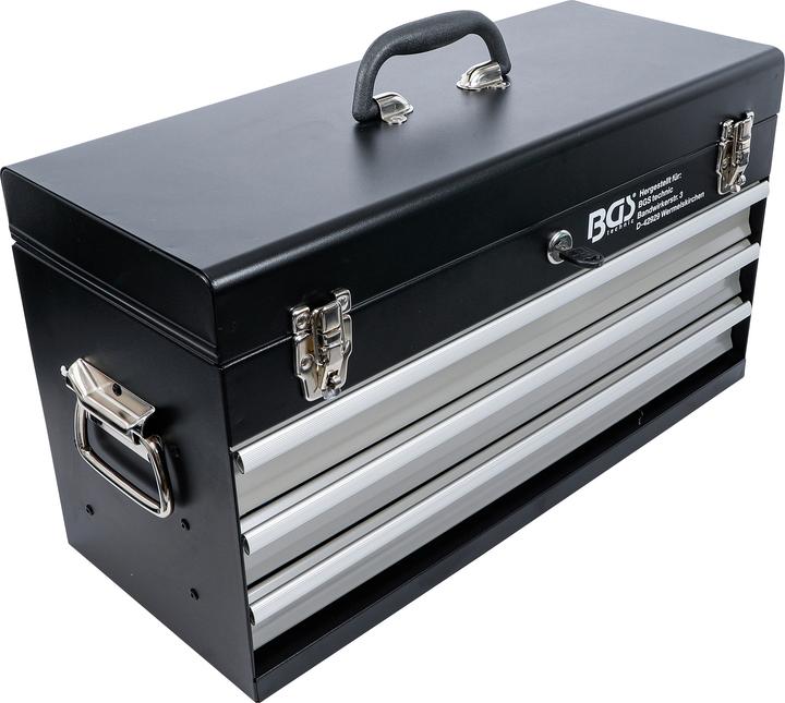 Produktbild BGS Metall-Werkzeugkoffer 3 Schubladen mit 143 Werkzeugen (1 Teile)