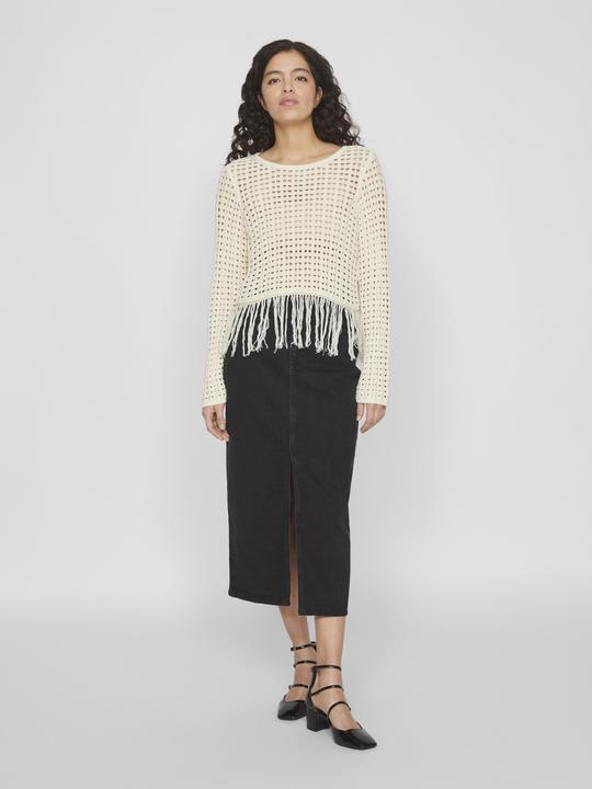 Image du produit Vila Haut en tricot à franges (S)