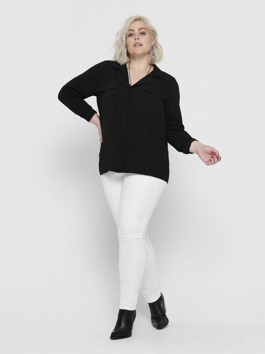 Image du produit Only Jeans à coupe étroite White Curvy CarAugusta HW (W44/L30)