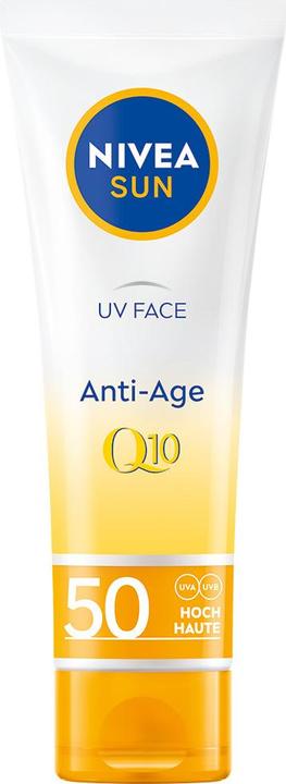 Actual product image NIVEA Sun UV Face Anti-Age Q10 (Sun cream face, SPF 50, 50 ml, 67.51 g)