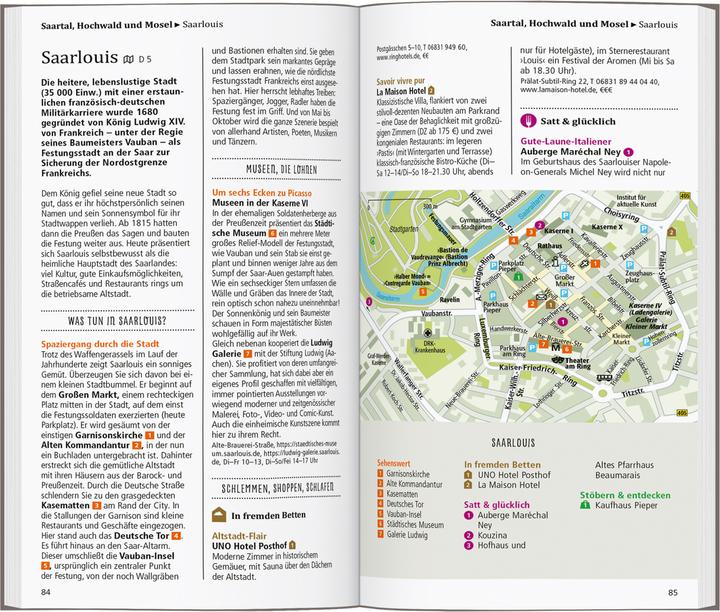 Produktbild direkt Reiseführer Saarland (Deutsch, Wolfgang Felk, Nicole Sperk, 2025)