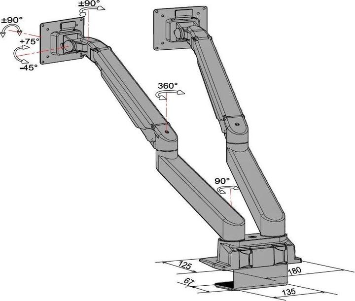 Image du produit Multibrackets MB Table Stand Duo (Tables, 32")