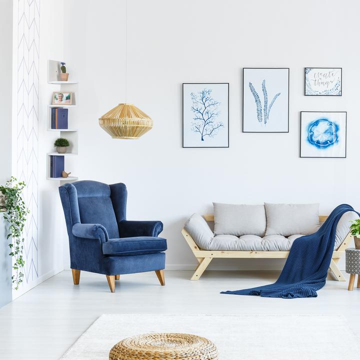 Actual product image Relaxdays Eckregal (19.5 x 19.5 x 122 cm)