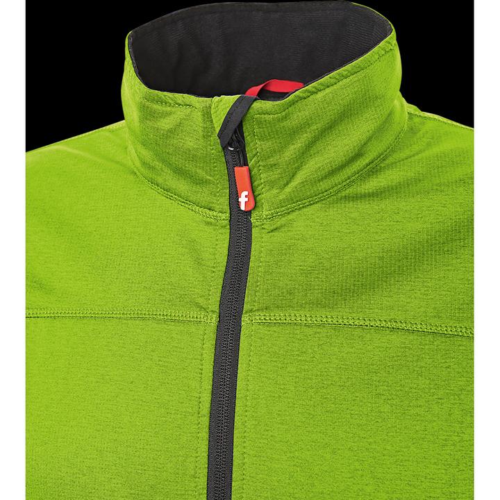 Produktbild Magni Tech-Fleecejacke lime/schwarz meliert Gr. XL Fortis Elements (XL)