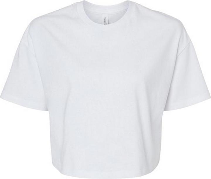 Bella Canvas Jersey Crop TShirt (L)