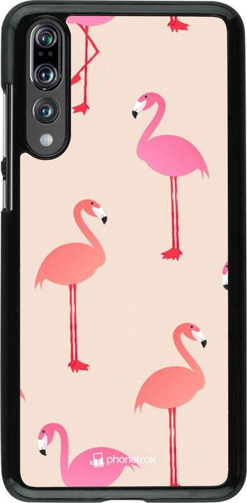 Produktbild PhoneLook Hülle Pink Flamingos Pattern (Huawei P20 Pro)