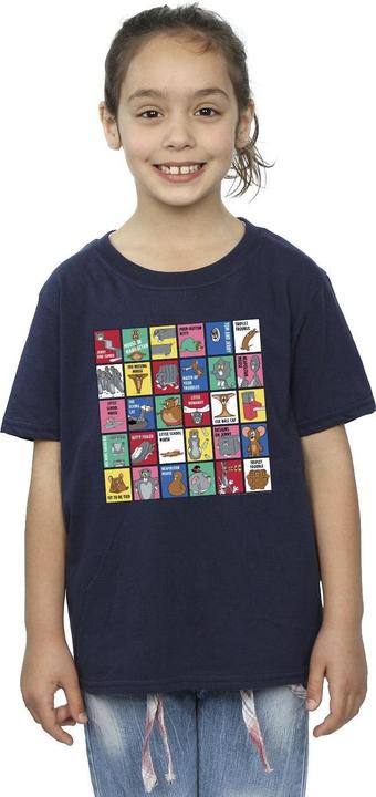 Immagine prodotto Tom & Jerry Grid Squares Maglietta Ragazze (140, 146)