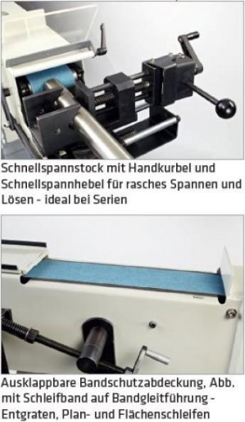 Produktbild Elmag - Radienschleifmaschine Modell RSM 100x2000-inkl. Rollensatz 7 tlg.D = 20, 26, 32, 42, 48, 60 (Bandschleifer)