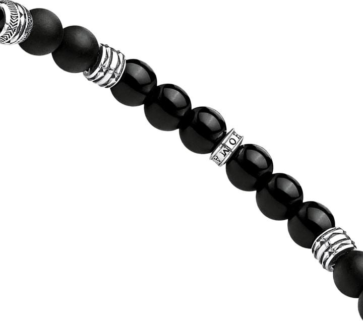 Immagine prodotto Thomas Sabo Bracciale Talisman nero (17 cm, Argento 925)
