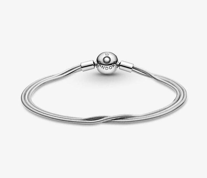 Immagine prodotto Pandora Bracciale Moments Multi Snake Chains (19 cm, Argento 925)