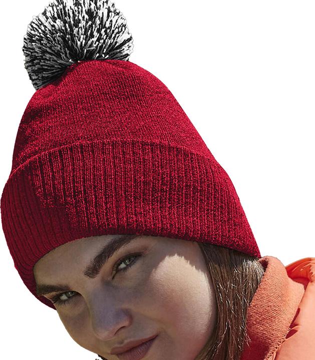 Actual product image Beechfield Snowstar hat recycled material (One size)