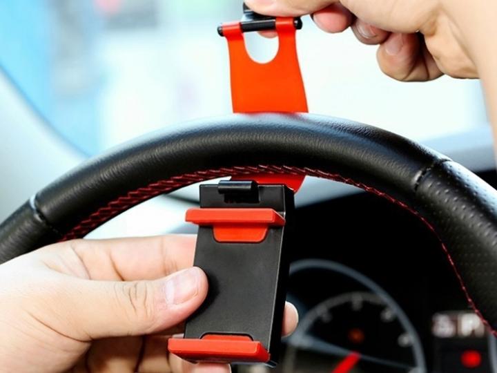 Produktbild G-Case Car Steering Wheel Holder Mount Lenkrad Auto Bike Halterung