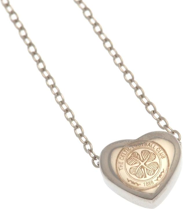 Immagine prodotto Celtic FC Collana con cuore in acciaio inossidabile (100% materiale sintetico)