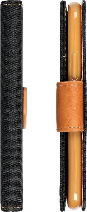 Produktbild König Design Handyhülle für Samsung Galaxy S6 Schutztasche Wallet Cover 360 Case Etui Schwarz (Samsung Galaxy S6)