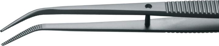 Actual product image Rubis Tweezers, grooved pointed, Inox