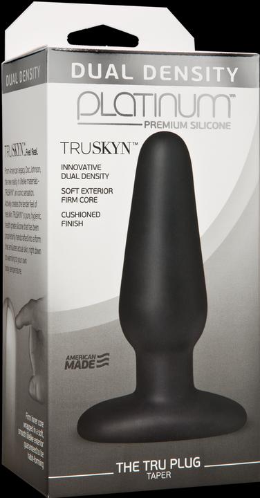 Actual product image Doc Johnson Platinum Premium Silicone - The Tru Plug