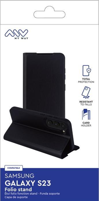 Produktbild My Way Etui Standfunktion Schwarz Series (Samsung Galaxy S23)