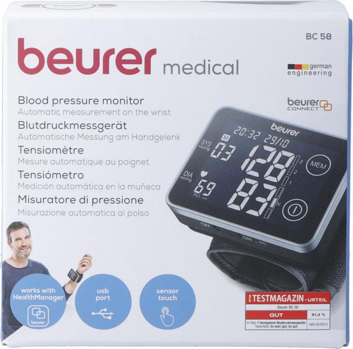 Produktbild Beurer Bc 58 (Blutdruckmessgerät Handgelenk)