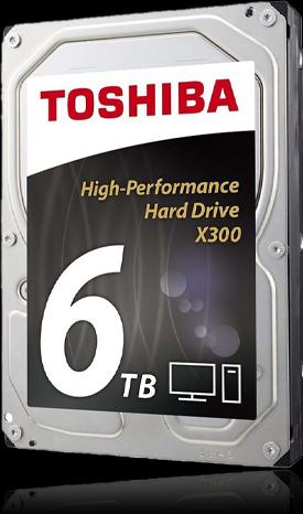 Actual product image Toshiba X300 Retail (6 TB, 3.5", CMR)