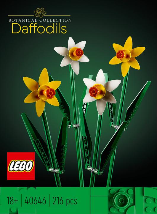 Actual product image LEGO Botanical Collection - Daffodils (40646, LEGO Icons, LEGO Rare Sets)