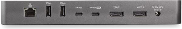 Actual product image StarTech TB3CDK2DP (USB-A, USB-C, 5 Ports)