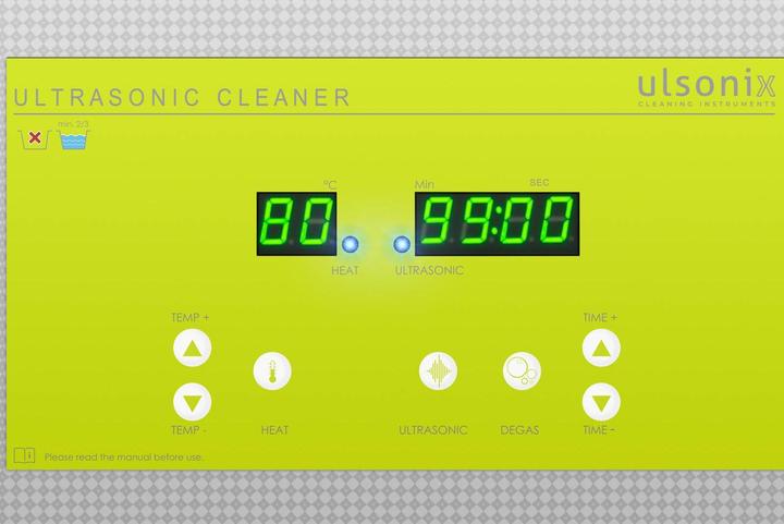 Produktbild Ulsonix Ultraschallgerät Degas Ultraschall Reiniger Ultraschallreiniger 6,5 l 180 W (40 kHz, 6500 ml)