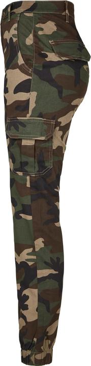 Actual product image Urban Classics Ladies High Waist Camo Cargo Pants (28)