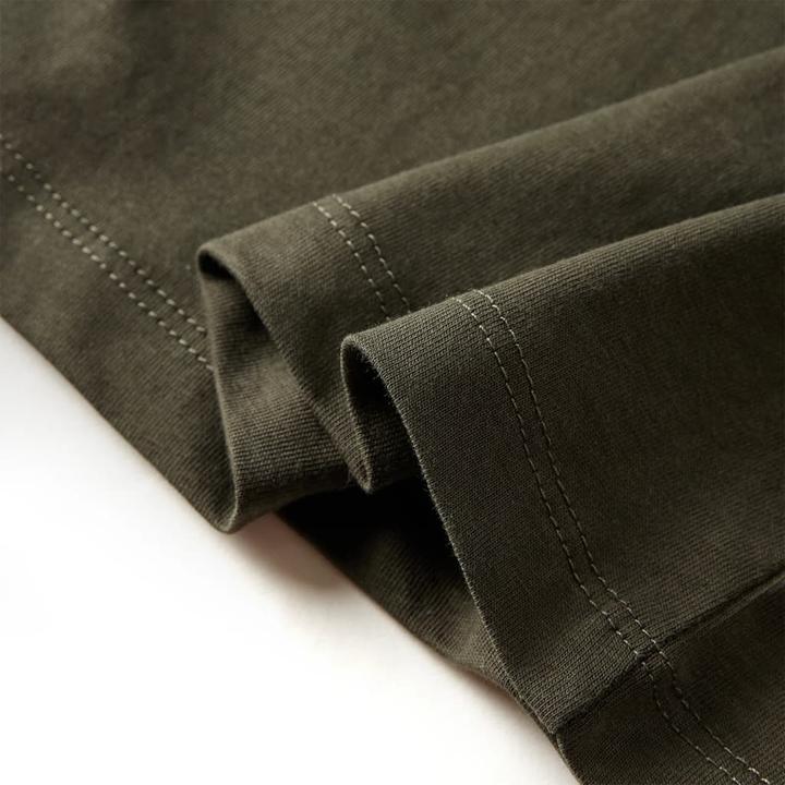 Immagine prodotto VidaXL Camicia da bambino a maniche lunghe kaki 92,Materiale: 100 % cotone,Colore (92)