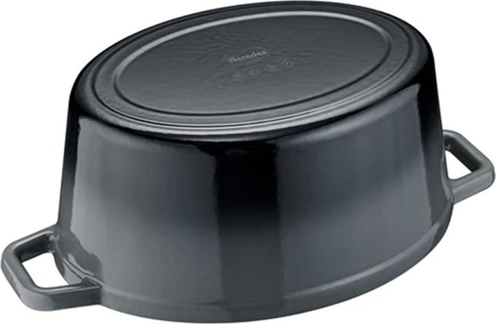 Immagine prodotto Berndes Cocotte B.IRON in ghisa ovale 31 x 24 cm 6 litri nero INDUZIONE (Pirofila + casseruola, Ghisa)
