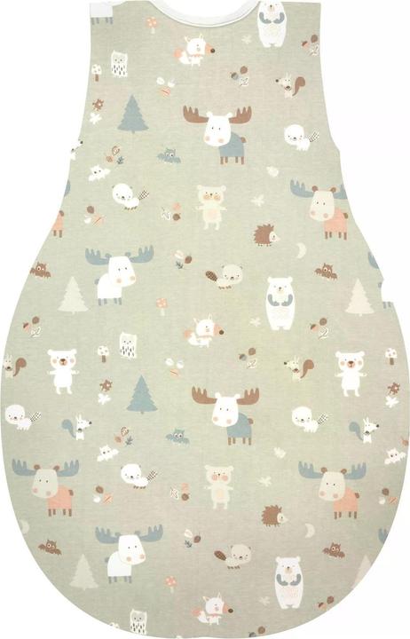 Actual product image Alvi Baby summer sleeping bag Molton Baby Forest 70 cm (70 cm, 0.5 TOG, Summer)