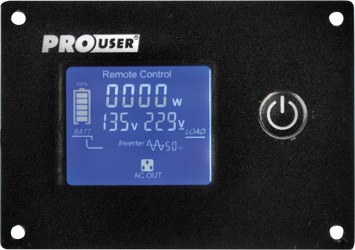 Image du produit ProUser Onduleur PSI2000TX 2000W 12V - 230 V/AC y compris télécommande, fonction UPS, alimentation secteur