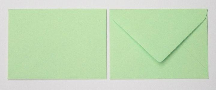 Produktbild Blanke Briefumschläge 90x140mm 120g/qm gummiert VE=100 Stück pistazie (100 x)