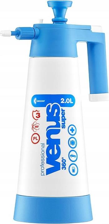 Produktbild Kwazar Venus Super PRO+ 360 Grad VITON Pumpsprüher 2 Liter - Drucksprüher mit VITON Dichtung für pro (2 l)