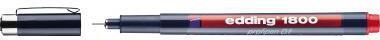 Image du produit Edding Dessinateur de fibres Profipen 1800 (Rouge, 1 x)
